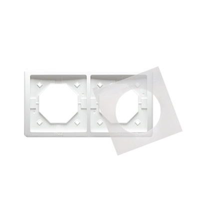 BASIC STANDARD ramka 2-krotna z uszczelką IP44, biały [10]