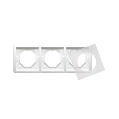 BASIC STANDARD ramka 3-krotna z uszczelką IP44, biały [10]