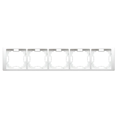 BASIC NEOS ramka 5-krotna, biały [20]