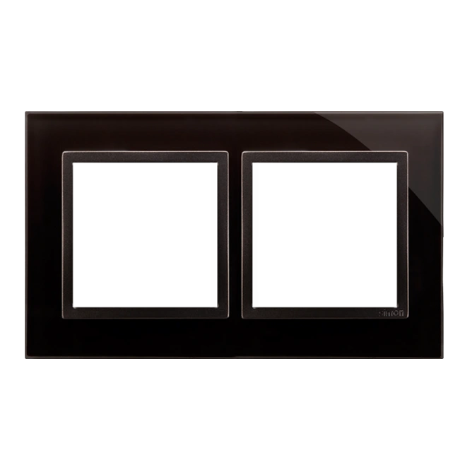 Simon 54 NATURE ramka 2-krotna szklana, zastygła lawa [5]