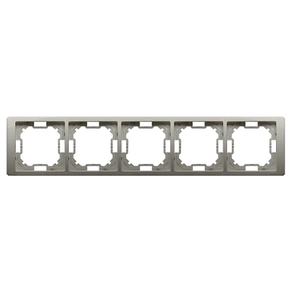 BASIC NEOS Ramka 5-krotna, satynowy met. [20]