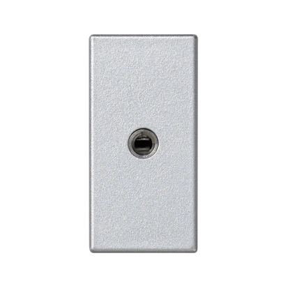Płytka K45/2 gniazda mini jack 22.5x45mm wkład zaciski śrubowe, aluminium