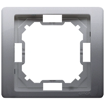 BASIC NEOS Ramka 1-krotna, stal inox [40]