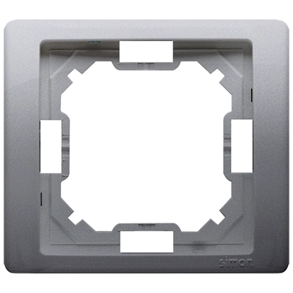 BASIC NEOS ramka 1-krotna, stal inox [40]