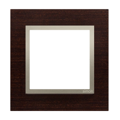 Simon 54 NATURE ramka 1-krotna drewniana, złote wenge [10]