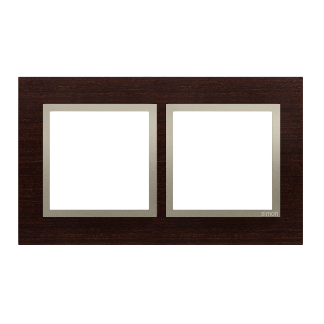 Simon 54 NATURE ramka 2-krotna drewniana, złote wenge [5]