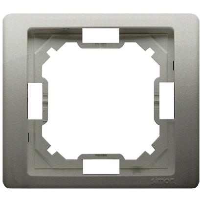 BASIC NEOS ramka 1-krotna, satynowy met. [40]