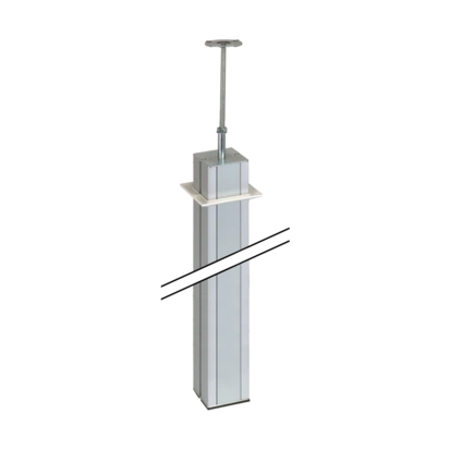 Kolumna 2-stronna, wys.3m 80x80mm aluminium