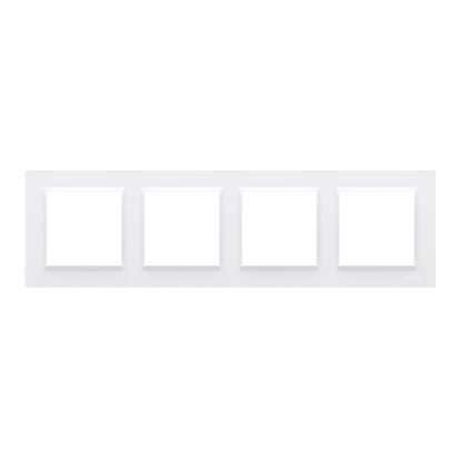 SIMON 10 Ramka 4-krotna, biały [20]