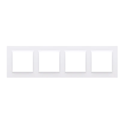 SIMON 10 ramka 4-krotna, biały [20]