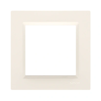 SIMON 10 Ramka 1-krotna, kremowy [40]