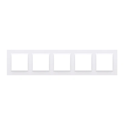 SIMON 10 Ramka 5-krotna, biały [20]