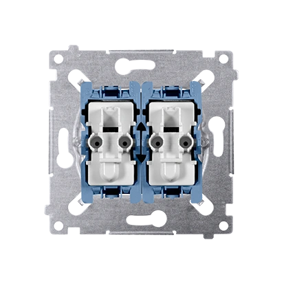Simon 54 Mechanizm łącznika krzyżowego podwójnego 10AX, szybkozłącza [10]