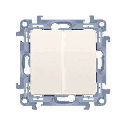 SIMON 10 Łącznik świecznikowy 10AX, zaciski śrubowe, kremowy [10]--->[wyc.-zam. CW5C.01/41]