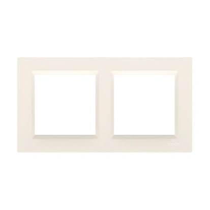 SIMON 10 Ramka 2-krotna, kremowy [25]