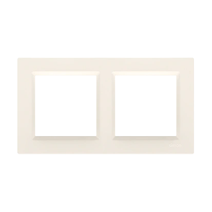 SIMON 10 ramka 2-krotna, kremowy [25]