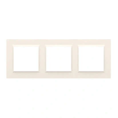 SIMON 10 Ramka 3-krotna, kremowy [20]