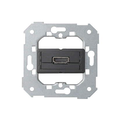 SIMON 82 Mechanizm gniazda 1xHDMI (podłączenie HDMI kątowe) [1] *wymagana puszka wielopolowa