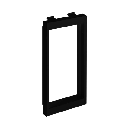 Adapter CIMA na 2 gniazda bezśrubowe K45 (45x45mm); szary grafit