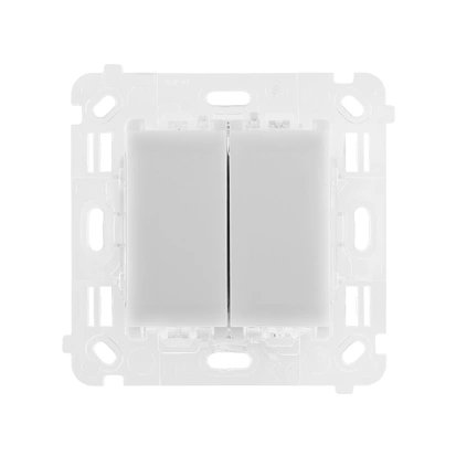 SIMON 54 TOUCH Łącznik/Przycisk podwójny uniwersalny 2x6A, zaciski śrubowe [10]