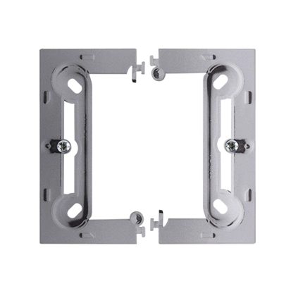 BASIC NEOS puszka natynkowa pojedyncza, składana, głębokość 40mm, stal inox [10]