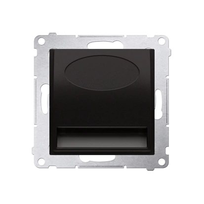 Simon 54 oprawa oświetleniowa LED 0,93W 15lm 230VAC, biały ciepły [3100K], antracyt [10]