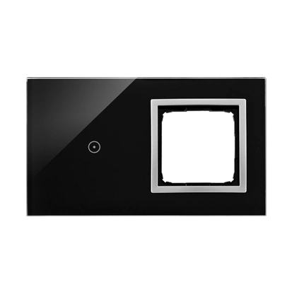 Simon 54 TOUCH Panel dotykowy 2 moduły - 1 pole dotykowe + 1 otwór na osprzęt, księzycowa lawa [5]