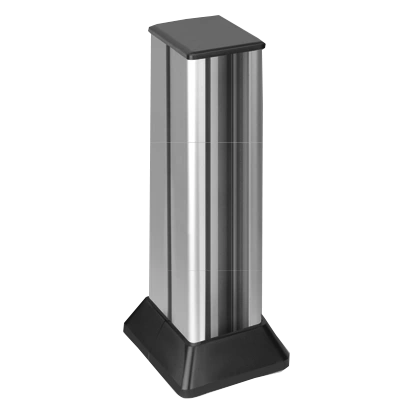 TSC-ALC324-8-14 Minikolumna 2-stronna, wys. 581mm, 2x4-modułowa, 16x K45; aluminium