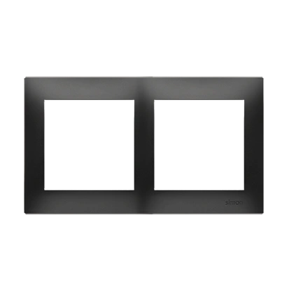 Simon 54 PREMIUM ramka 2-krotna, czarny [25]