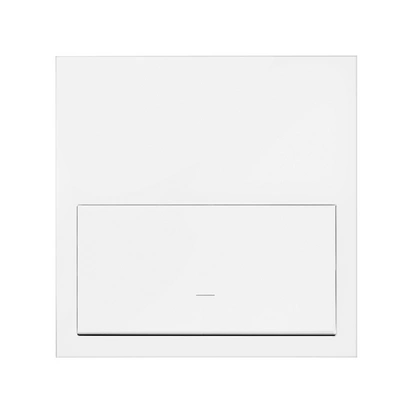 SIMON 100 Panel 1-krotny: 1 klawisz, biały mat [1]