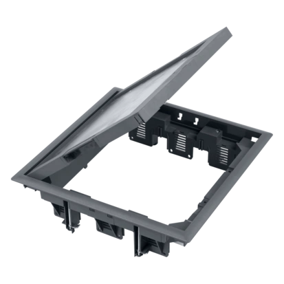 SIMON CONNECT WSC-FB34005-1 puszka podłogowa 12x K45 lub 6x SIMON500, z pokrywą 5mm; szary