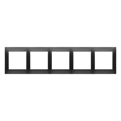 Simon 54 PREMIUM ramka 5-krotna, czarny [20]