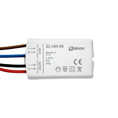 zasilacz LED 14V 15W, natynkowy