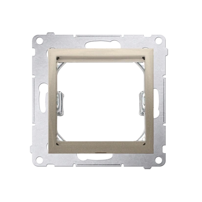 Simon 54 Adapter (przejściówka) na osprzęt standardu 45×45mm, złoty mat [10]