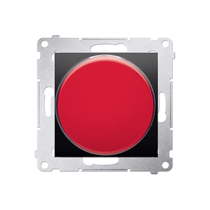 Simon 54 Sygnalizator świetlny LED [światło czerwone] 230V, zaciski śrubowe, antracyt [10]