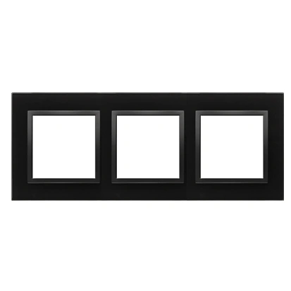 Simon 54 NATURE ramka 3-krotna szklana, wulkaniczna lawa [5]