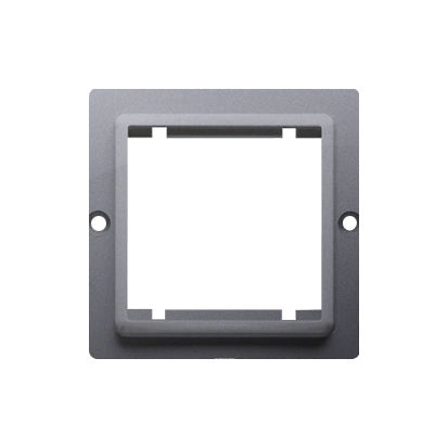 BASIC MODUŁ Adapter (przejściówka) na osprzęt standardu 45×45mm, srebrny mat [20]