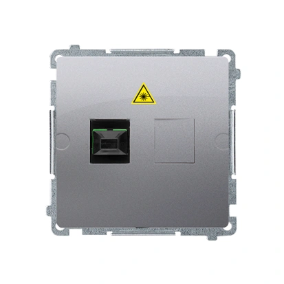 BASIC MODUŁ gniazdo światłowodowe pojedyncze SC/APC, stal inox [10]