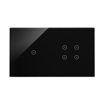 Simon 54 TOUCH Panel dotykowy 2 moduły - 1 pole dotykowe + 4 pole dotykowe, zastygła lawa [5]