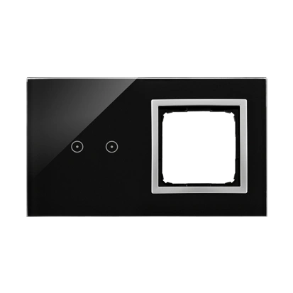 Simon 54 TOUCH Panel dotykowy 2 moduły - 2 pola dotykowe poziome + 1 pole na osprzęt, ksieżycowa lawa [5]
