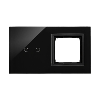 Simon 54 TOUCH Panel dotykowy 2 moduły - 2 pola dotykowe poziome + 1 pole na osprzęt, wulkaniczna lawa [5]