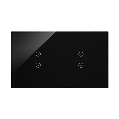 Simon 54 TOUCH Panel dotykowy 2 moduły - 2 pola dotykowe pionowe + 2 pola dotykowe pionowe, zastygła lawa [5]