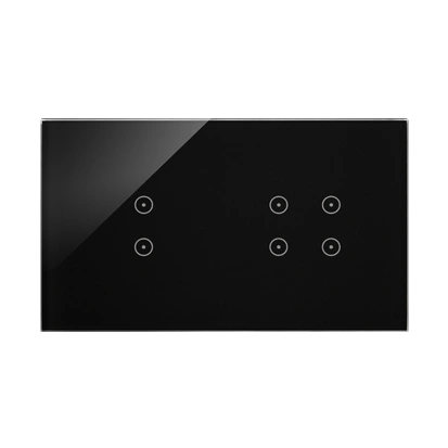 Simon 54 TOUCH Panel dotykowy 2 moduły - 2 pola dotykowe pionowe + 4 pola dotykowe, zastygła lawa [5]