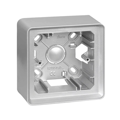 SIMON 82 puszka natynkowa 1-krotna, aluminium [5]