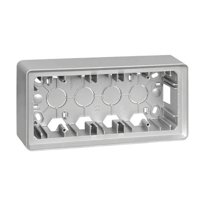 SIMON 82 puszka natynkowa 3-krotna, aluminium [5]