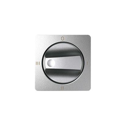 SIMON 82 Pokrywa do łącznika pokrętnego (4-pozycyjny), aluminium [5]