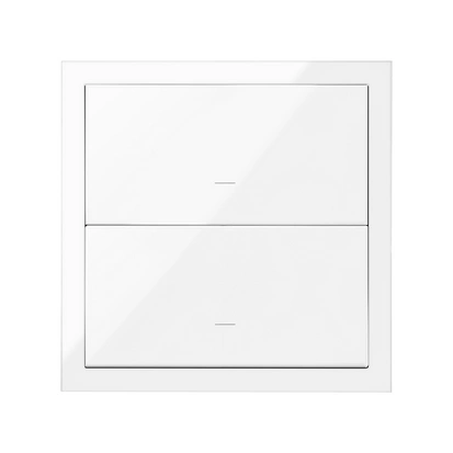 SIMON 100 Panel 1-krotny: 2 klawisze, biały [1]