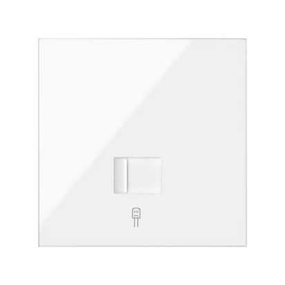 SIMON 100 Panel 1-krotny: gniazdo 1xRJ45, biały [1]
