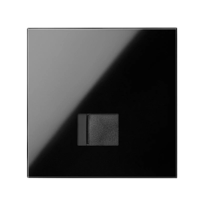 SIMON 100 Panel 1-krotny: gniazdo 1xRJ45, czarny [1]