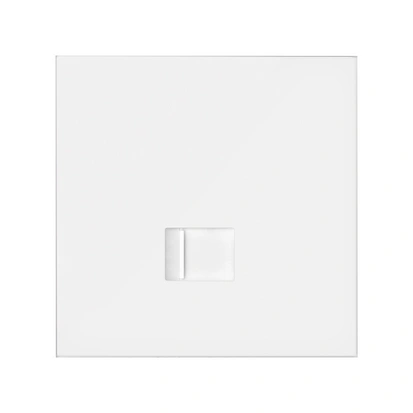 SIMON 100 Panel 1-krotny: gniazdo 1xRJ45, biały mat [1]